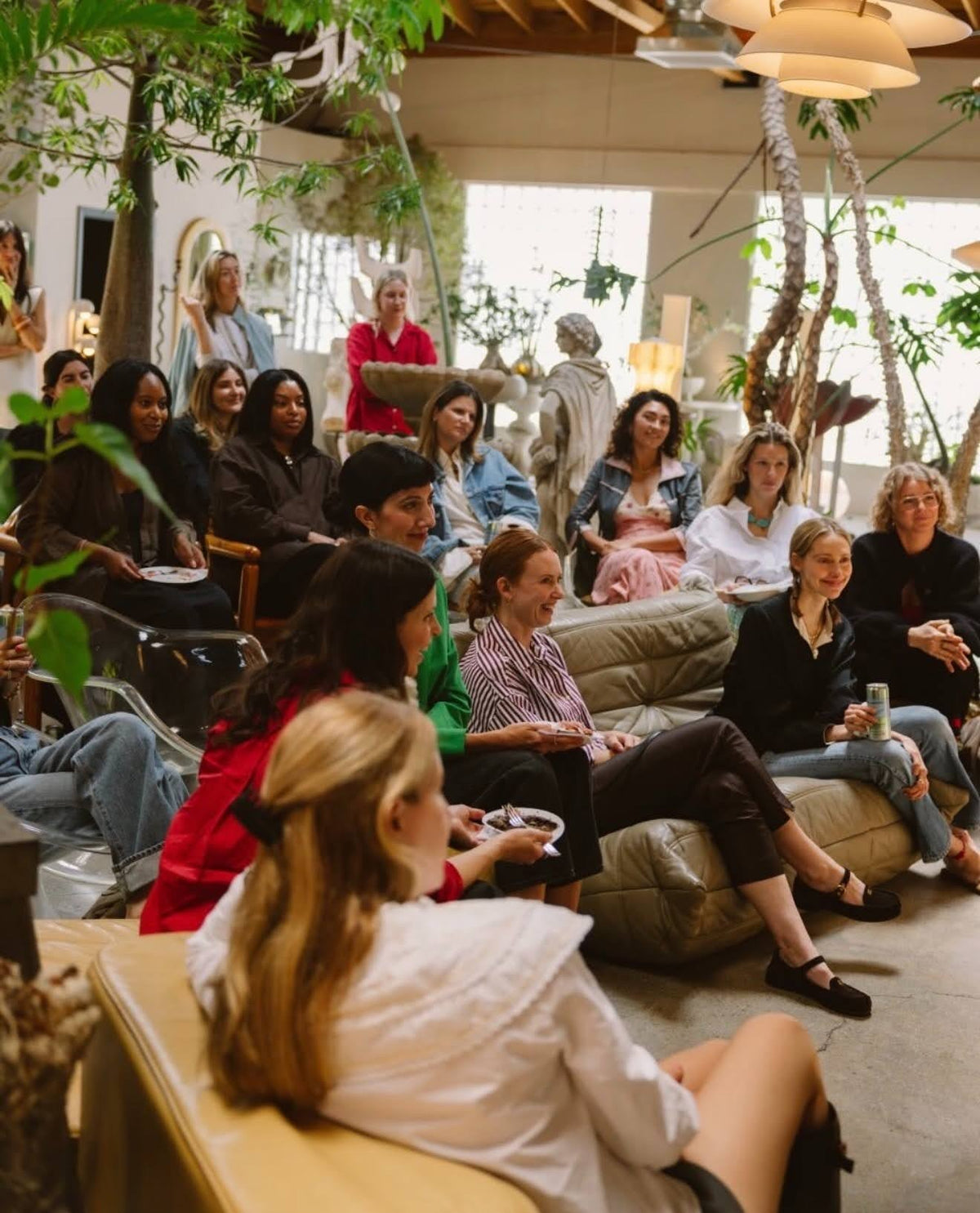 Serpentine showroom event audience